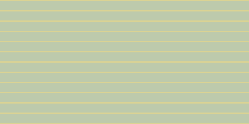 #bdcaac, #dbd393 horizontal lines, four pixels wide, twenty-nine pixels apart
