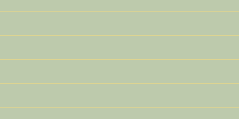 #bdcaac, #dbd393 horizontal lines, two pixels wide, seventy-nine pixels apart