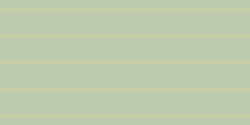 #bdcaac, #dbd393 horizontal lines, two pixels wide, eighty-three pixels apart