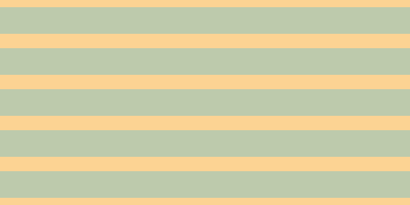 #bdcaac, #fcd393 horizontal lines, twenty-eight pixels wide, fifty-two pixels apart