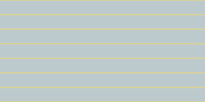 #bdcacd, #dbd393 horizontal lines, five pixels wide, fifty-two pixels apart