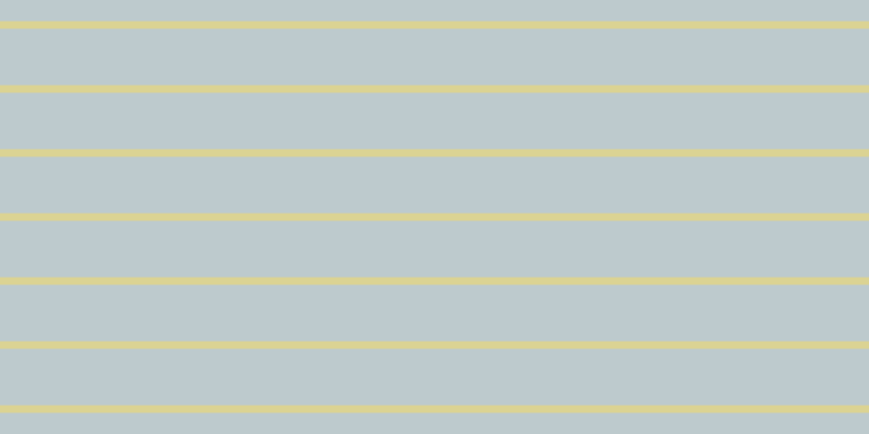 #bdcacd, #dbd393 horizontal lines, seven pixels wide, fifty-two pixels apart