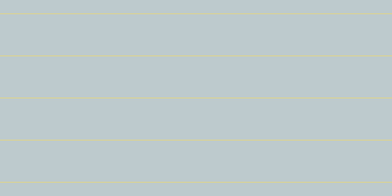 #bdcacd, #dbd393 horizontal lines, two pixels wide, eighty-four pixels apart