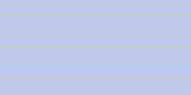 #bdcaee, #dbd393 horizontal lines, two pixels wide, forty-three pixels apart