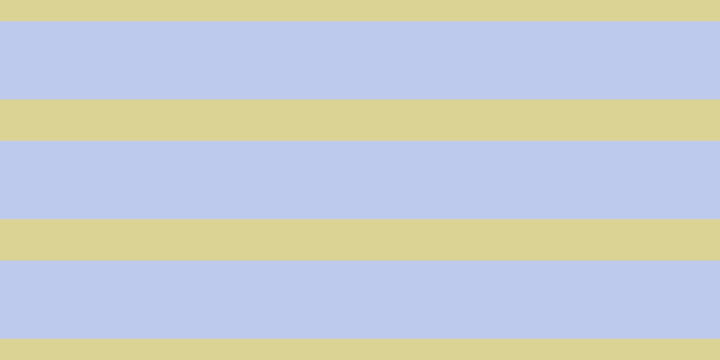 #bdcaee, #dbd393 horizontal lines, forty-six pixels wide, eighty-seven pixels apart