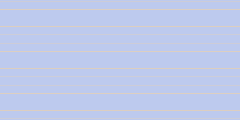 #bdcaee, #fcd393 horizontal lines, one pixels wide, twenty-seven pixels apart