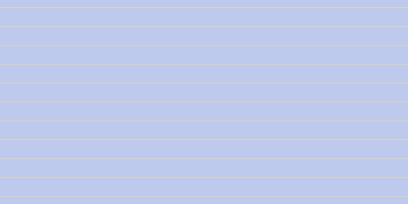 #bdcaee, #fcd393 horizontal lines, one pixels wide, thirty-six pixels apart