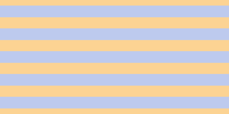 #bdcaee, #fcd393 horizontal lines, thirty-nine pixels wide, forty-one pixels apart
