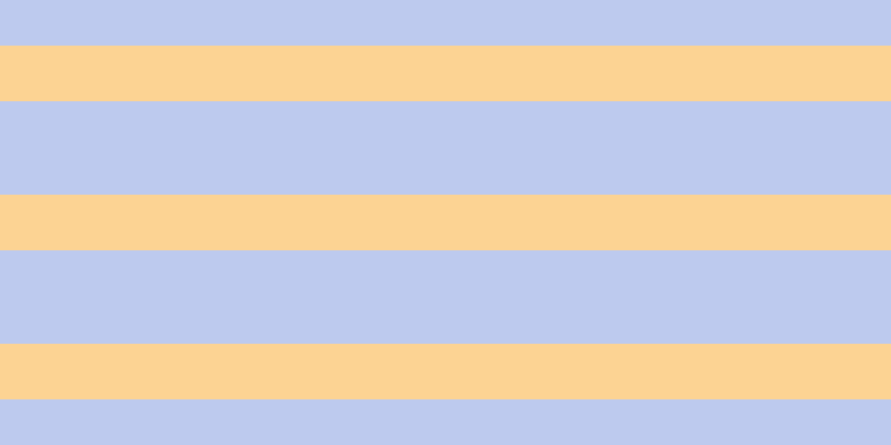 #bdcaee, #fcd393 horizontal lines, fifty pixels wide, eighty-four pixels apart
