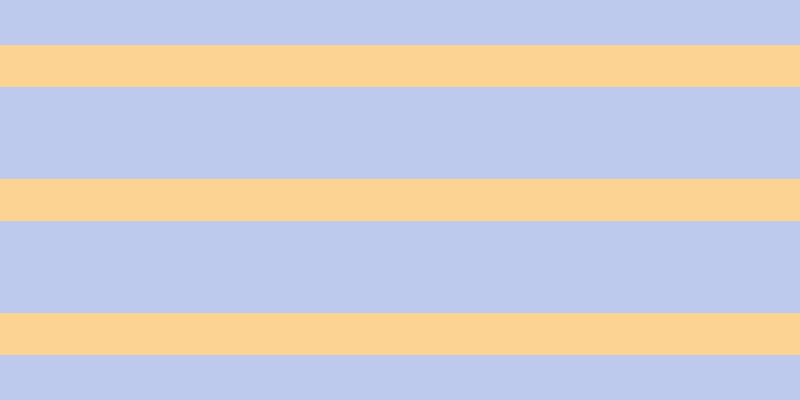 #bdcaee, #fcd393 horizontal lines, forty-two pixels wide, ninety-two pixels apart