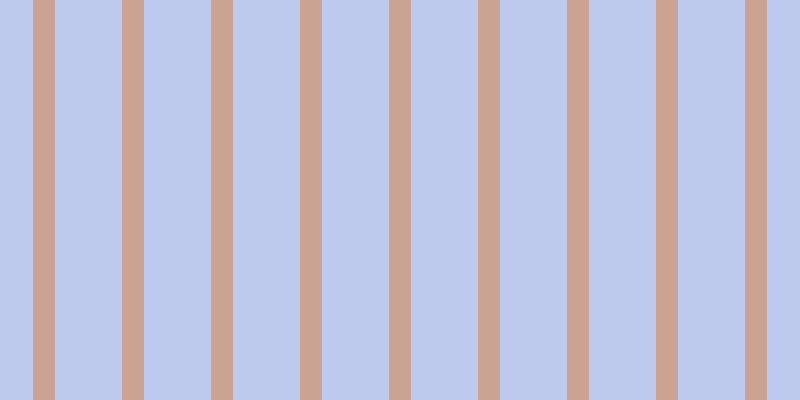 #bdcaee, #caa393 vertical lines, twenty-two pixels wide, sixty-seven pixels apart