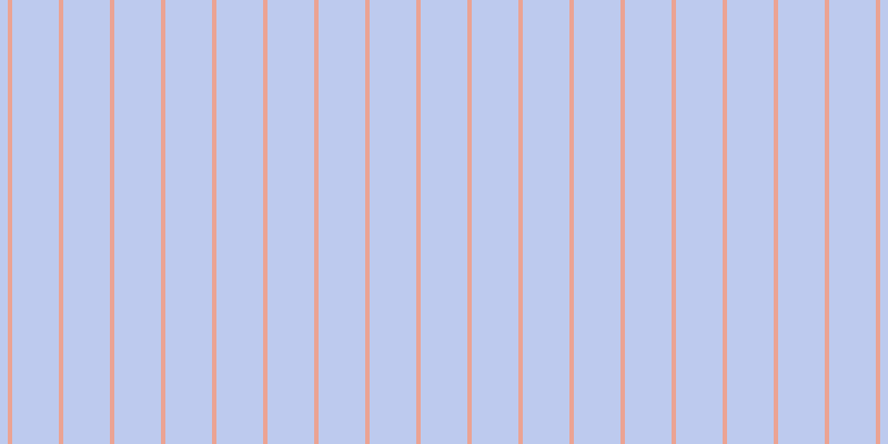 #bdcaee, #eba393 vertical lines, four pixels wide, forty-two pixels apart