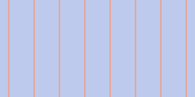 #bdcaee, #eba393 vertical lines, six pixels wide, ninety-eight pixels apart
