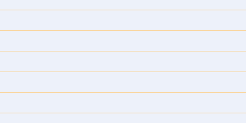 #bdcaee (25%), #fcd393 horizontal lines, two pixels wide, sixty-five pixels apart