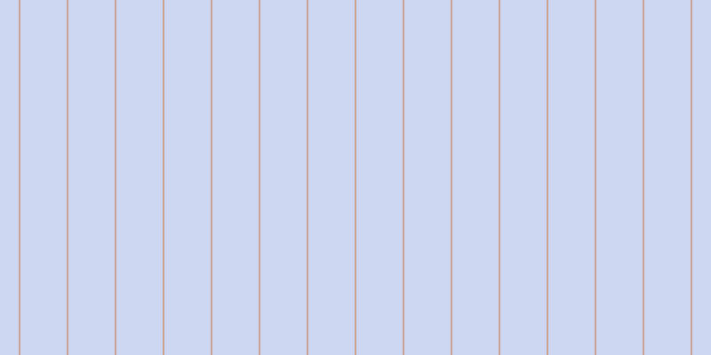 #bdcaee (75%), #caa393 vertical lines, two pixels wide, fifty-two pixels apart