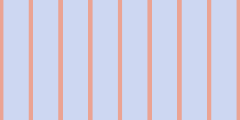 #bdcaee (75%), #eba393 vertical lines, fifteen pixels wide, eighty-four pixels apart