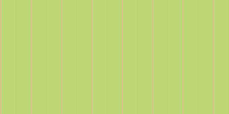 #bdd976, #eba393 vertical lines, one pixels wide, fifty-two pixels apart