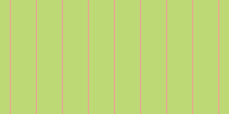#bdd976, #eba393 vertical lines, four pixels wide, eighty-seven pixels apart
