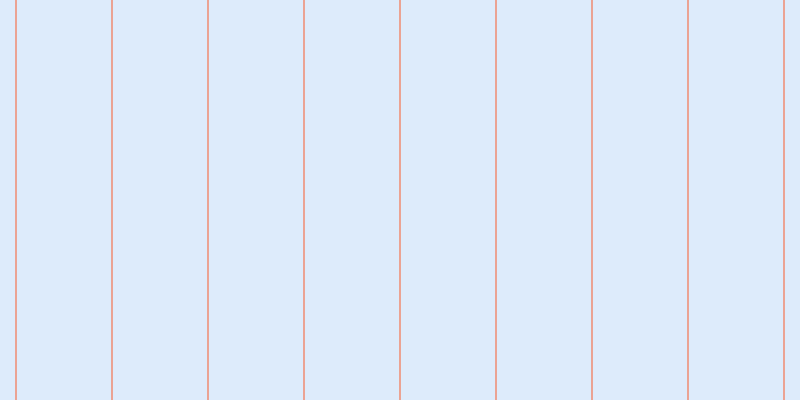 #bdd9fa (50%), #eba393 vertical lines, two pixels wide, ninety-four pixels apart