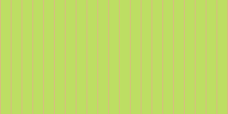 #bdde63, #eba393 vertical lines, two pixels wide, thirty-six pixels apart