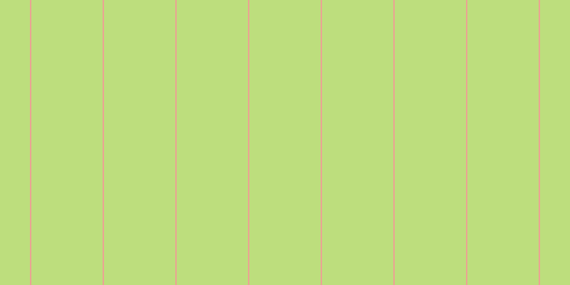 #bdde7d, #eba393 vertical lines, two pixels wide, one hundred pixels apart