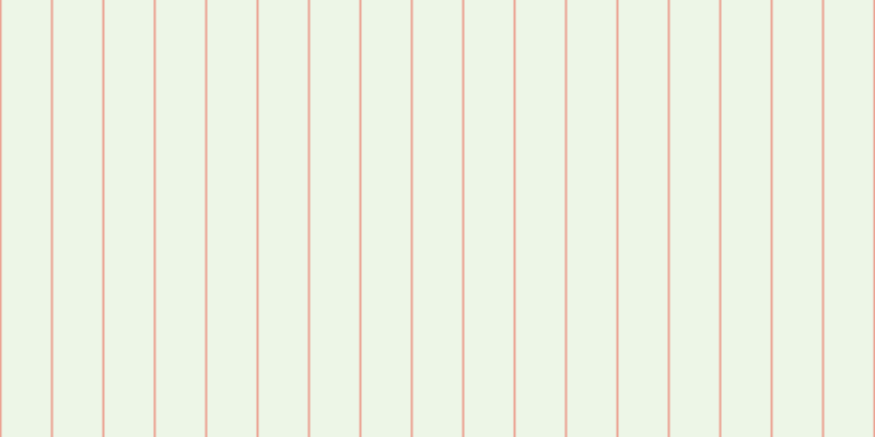 #bddea5 (25%), #eba393 vertical lines, two pixels wide, forty-five pixels apart