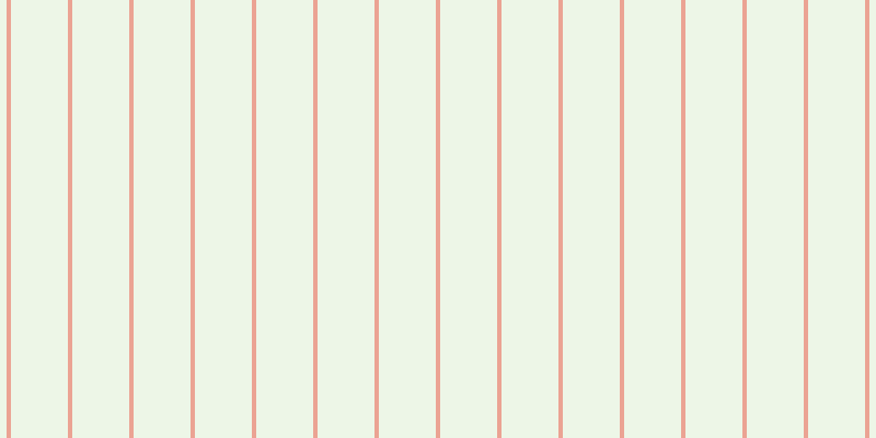 #bddea5 (25%), #eba393 vertical lines, four pixels wide, fifty-two pixels apart