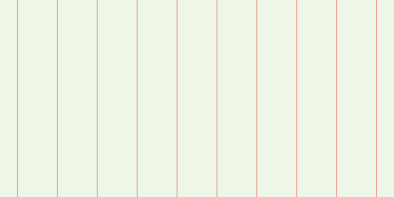 #bddea5 (25%), #eba393 vertical lines, two pixels wide, seventy-nine pixels apart