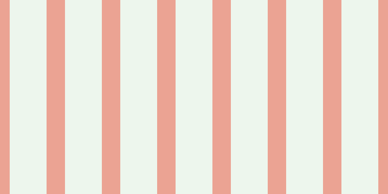 #bddebd (25%), #eba393 vertical lines, thirty-eight pixels wide, seventy-six pixels apart