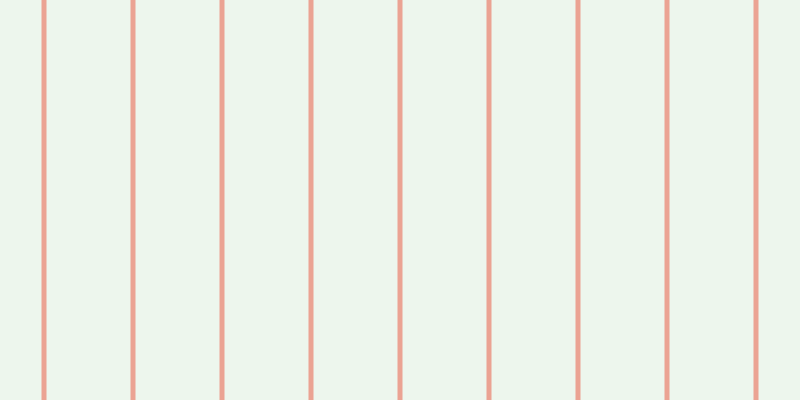 #bddebd (25%), #eba393 vertical lines, five pixels wide, eighty-four pixels apart