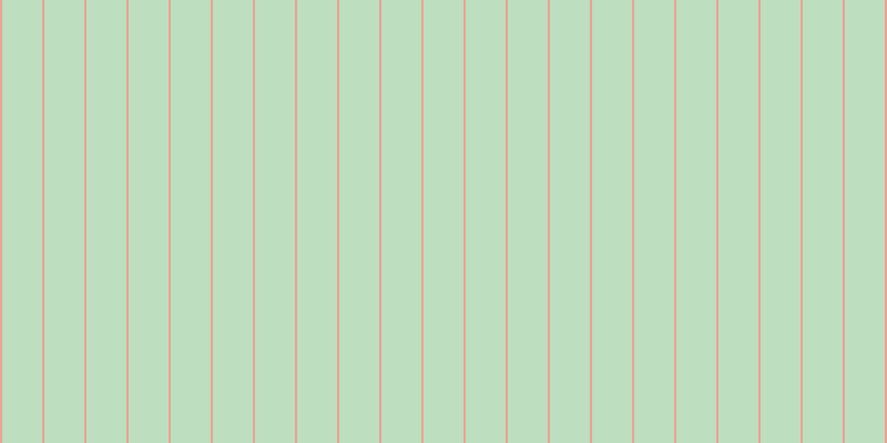 #bddebf, #eba393 vertical lines, two pixels wide, thirty-six pixels apart