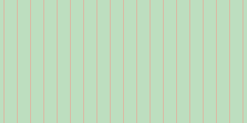#bddebf, #eba393 vertical lines, two pixels wide, forty-one pixels apart