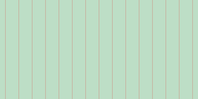 #bddec6, #caa393 vertical lines, two pixels wide, fifty-two pixels apart