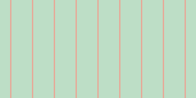 #bddec6, #eba393 vertical lines, five pixels wide, eighty-four pixels apart