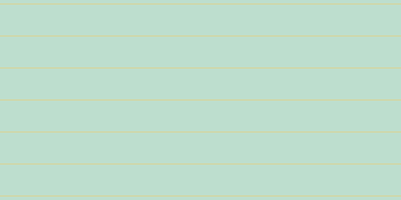 #bddece, #dbd393 horizontal lines, two pixels wide, sixty-two pixels apart
