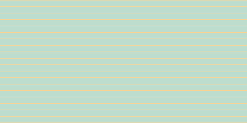 #bddece, #fcd393 horizontal lines, two pixels wide, nineteen pixels apart
