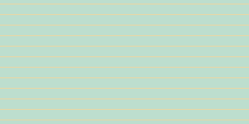 #bddece, #fcd393 horizontal lines, two pixels wide, thirty-two pixels apart
