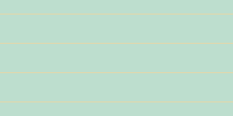 #bddece, #fcd393 horizontal lines, two pixels wide, ninety-nine pixels apart