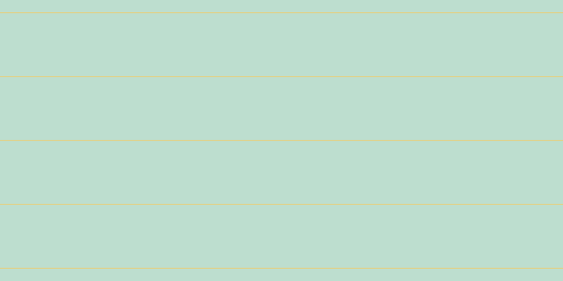#bddecf, #dbd393 horizontal lines, two pixels wide, eighty-nine pixels apart