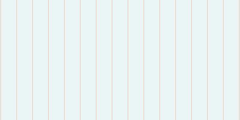 #bddee0 (25%), #eba393 vertical lines, one pixels wide, fifty-two pixels apart