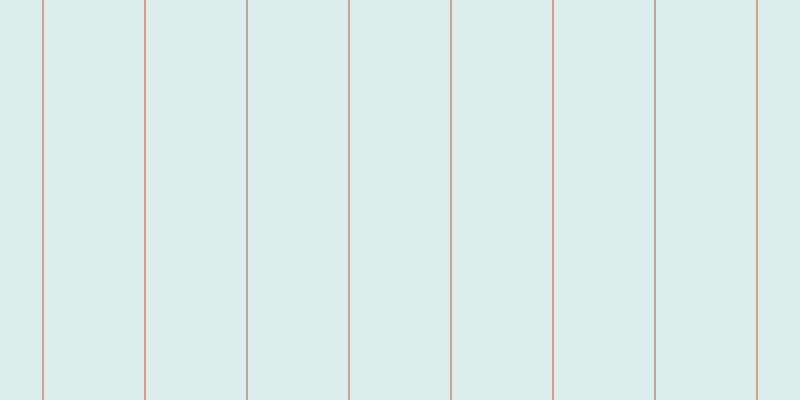 #bddee0 (50%), #caa393 vertical lines, two pixels wide, one hundred pixels apart
