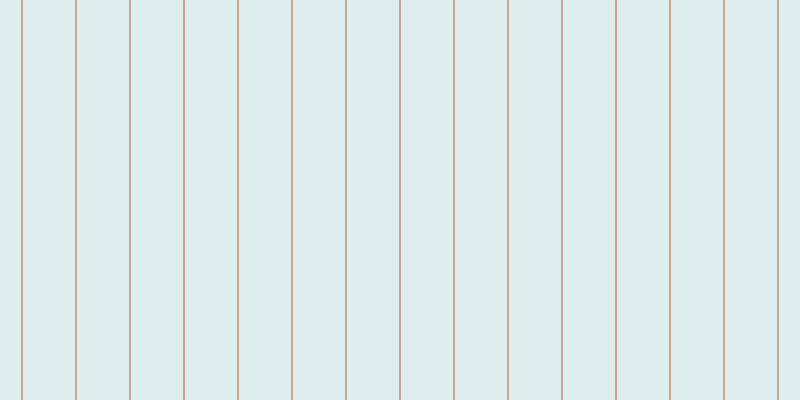 #bddee0 (50%), #caa393 vertical lines, two pixels wide, fifty-two pixels apart