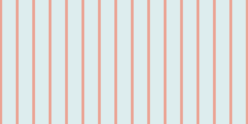 #bddee0 (50%), #eba393 vertical lines, nine pixels wide, forty-four pixels apart