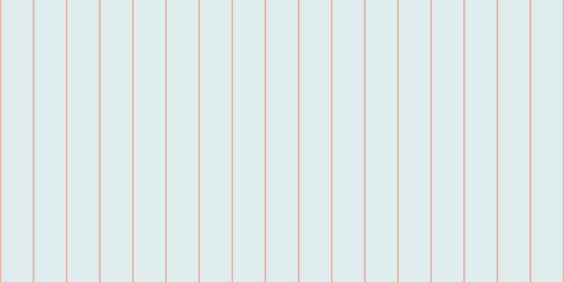 #bddee0 (50%), #eba393 vertical lines, two pixels wide, forty-five pixels apart