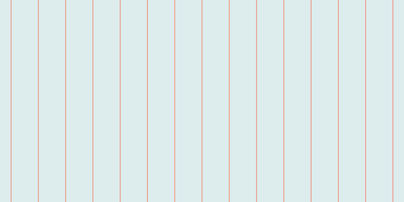 #bddee0 (50%), #eba393 vertical lines, two pixels wide, fifty-two pixels apart