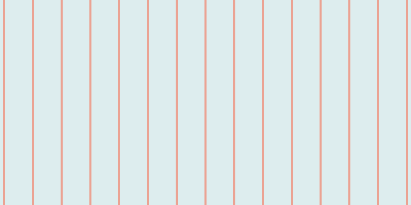 #bddee0 (50%), #eba393 vertical lines, four pixels wide, fifty-two pixels apart