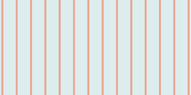 #bddee0 (50%), #eba393 vertical lines, eight pixels wide, fifty-two pixels apart