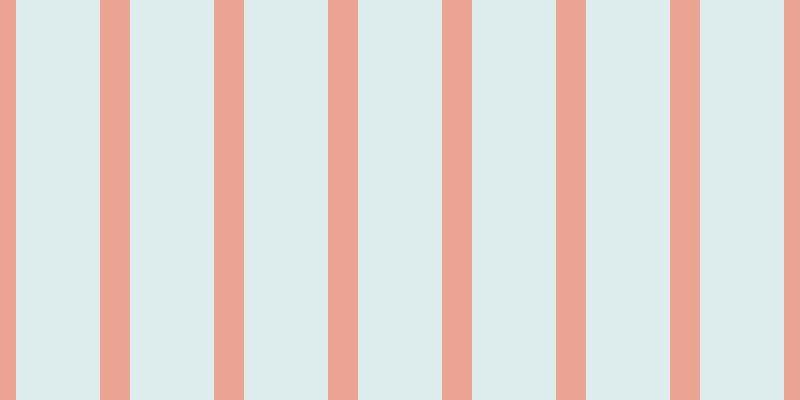 #bddee0 (50%), #eba393 vertical lines, thirty pixels wide, eighty-four pixels apart