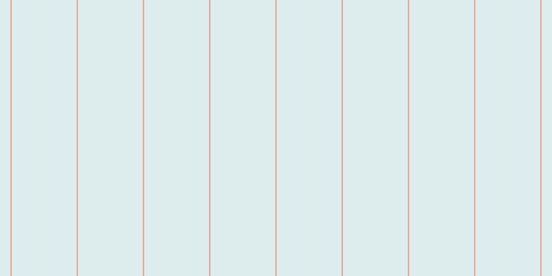#bddee0 (50%), #eba393 vertical lines, two pixels wide, ninety-four pixels apart