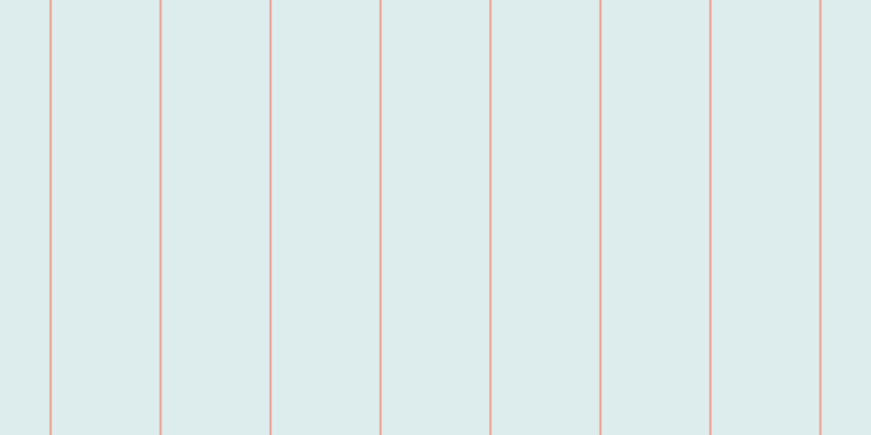 #bddee0 (50%), #eba393 vertical lines, two pixels wide, ninety-nine pixels apart